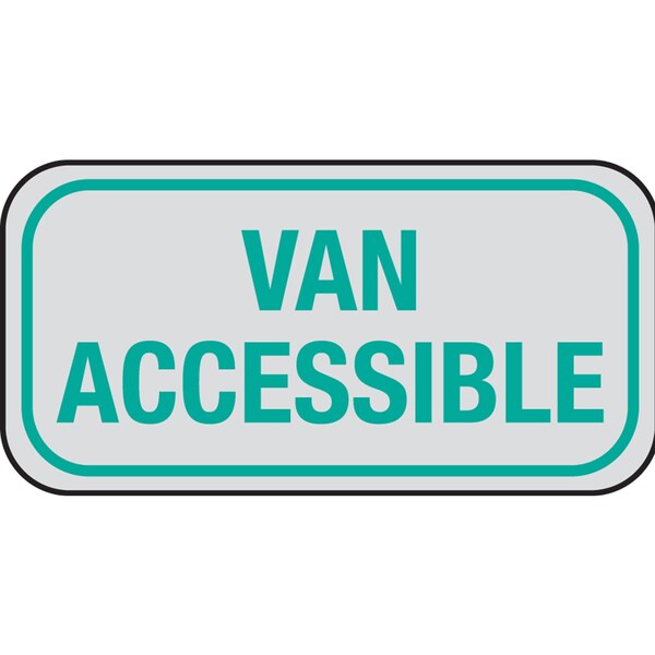Hy-Ko Van Accessible Reflective Sign 6" x 12" A20083 - main